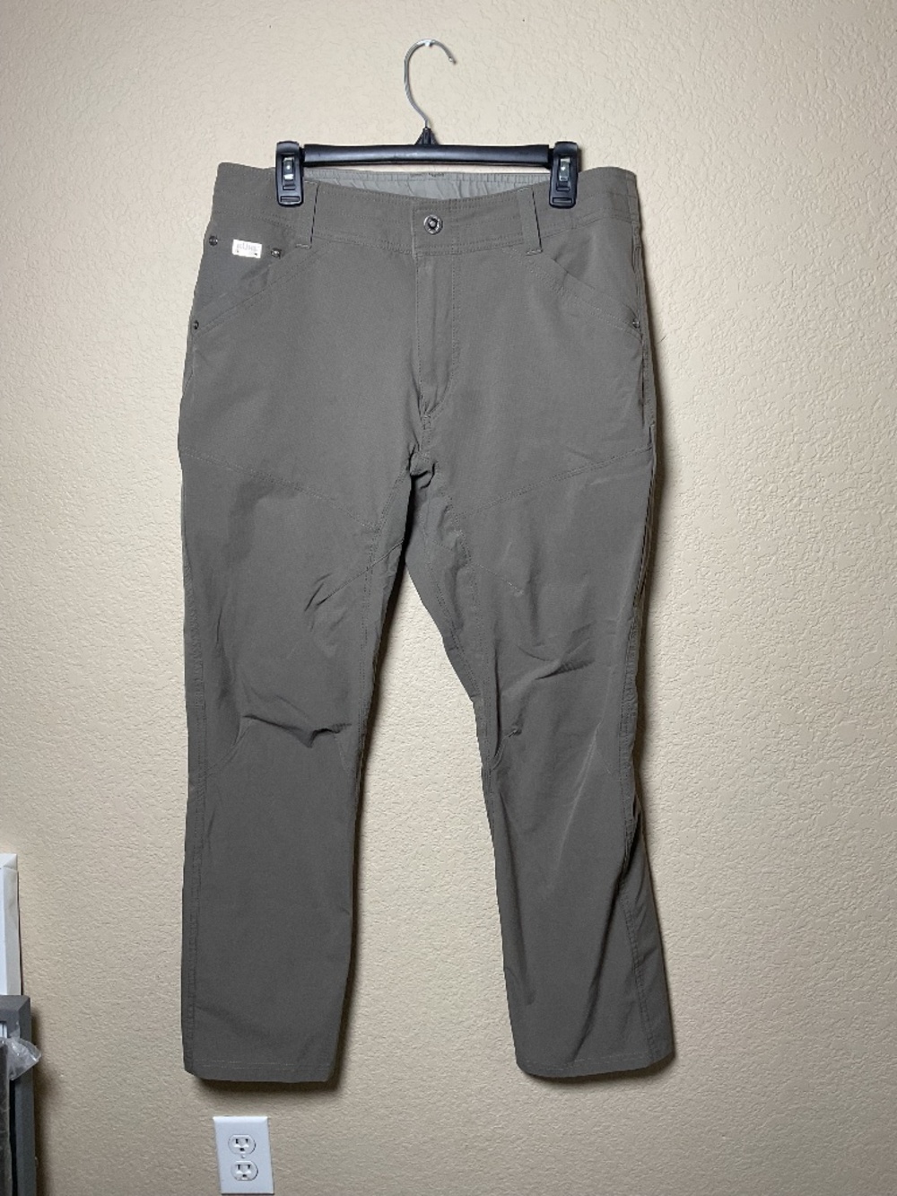 KUHL Mens 34X30 Silencr Soft Shell Pants Outdoors Lightweight Hiking Casual